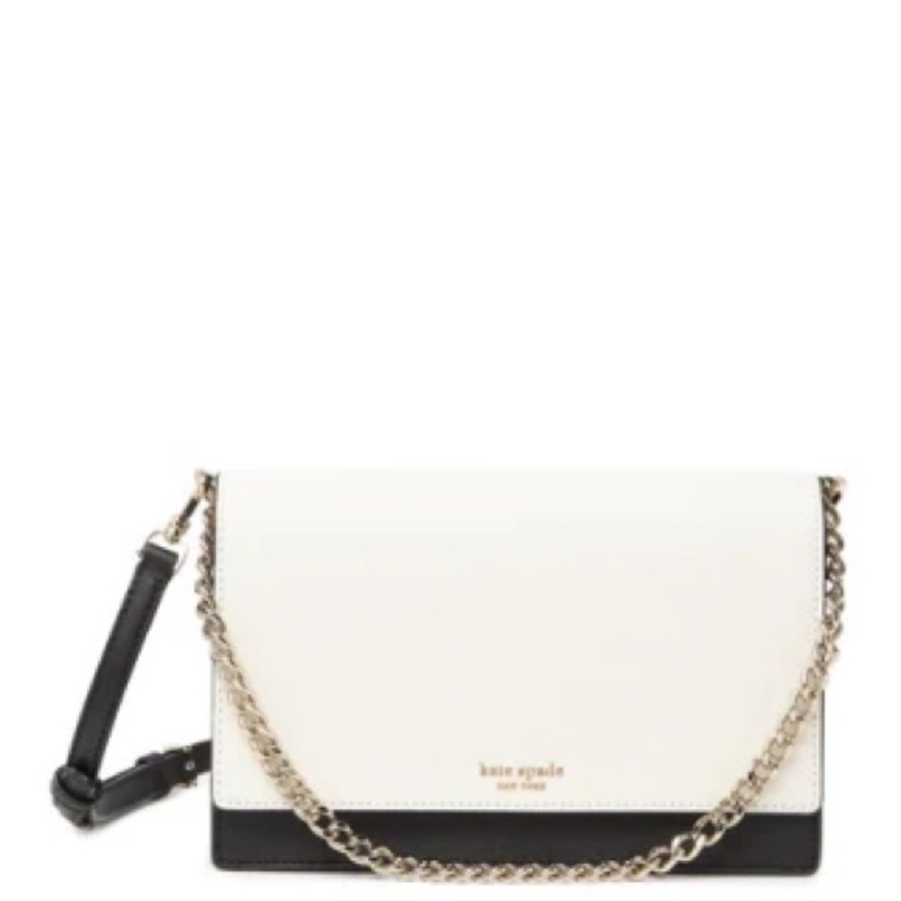 Kate Spade Cameron Leather Convertable Crossbody w/ keychain wallet